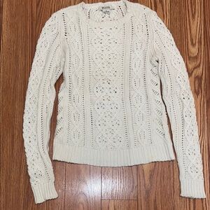 Michael Kors Cream Cable Knit Sweater